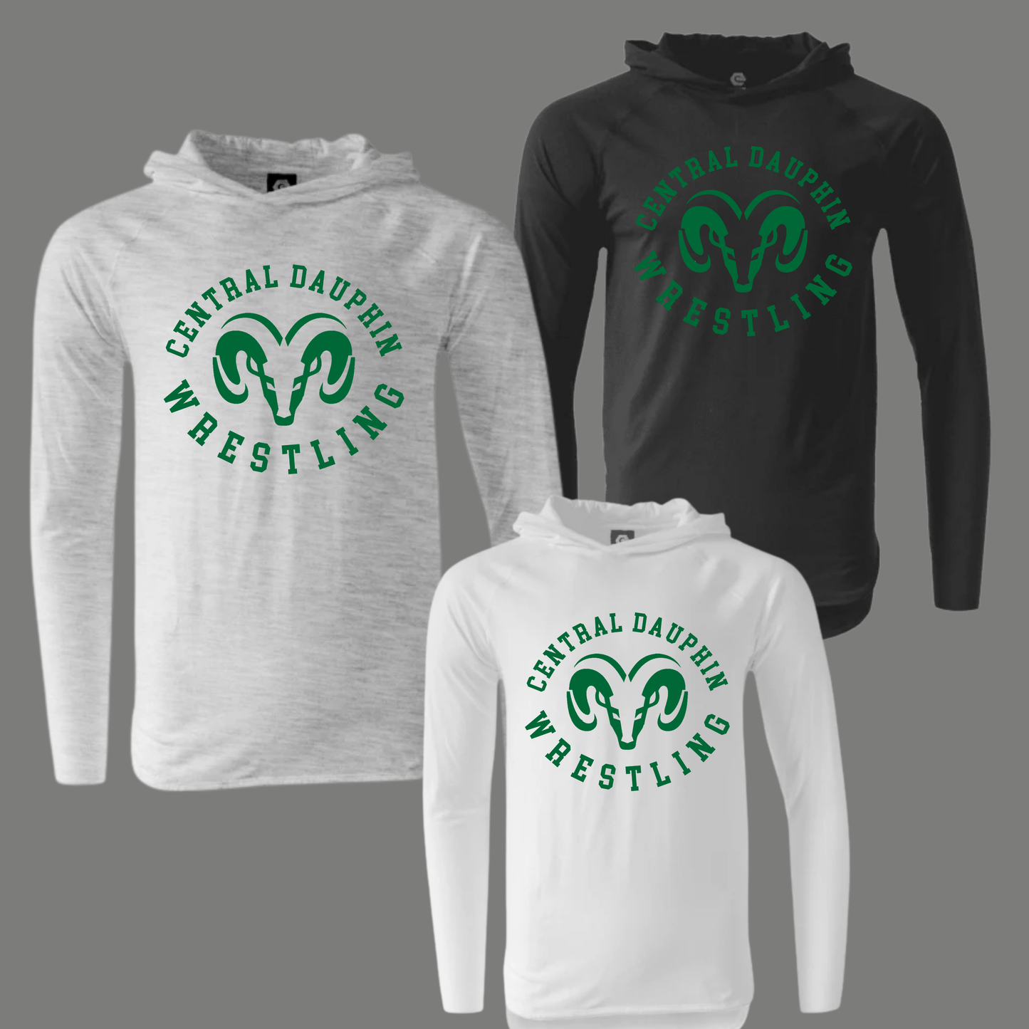 CDBW VARSITY LIGHTWEIGHT DROPTAIL LS HOODIE