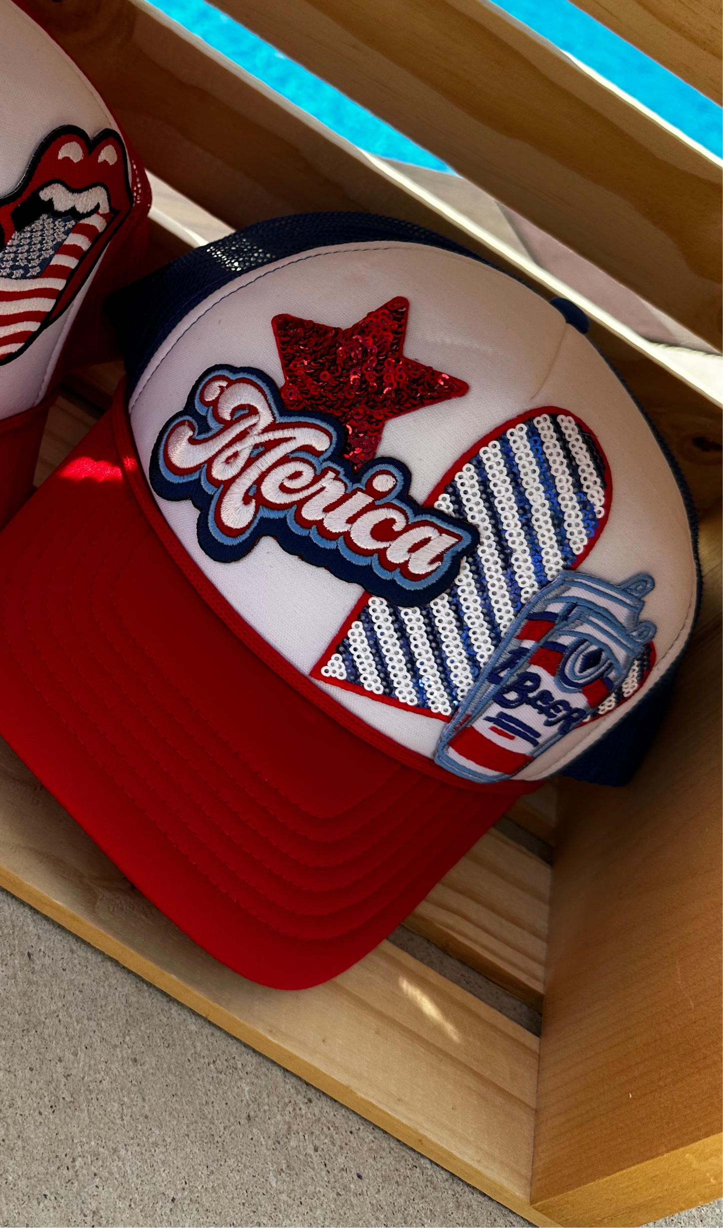 ‘Merica Red Trucker Hat