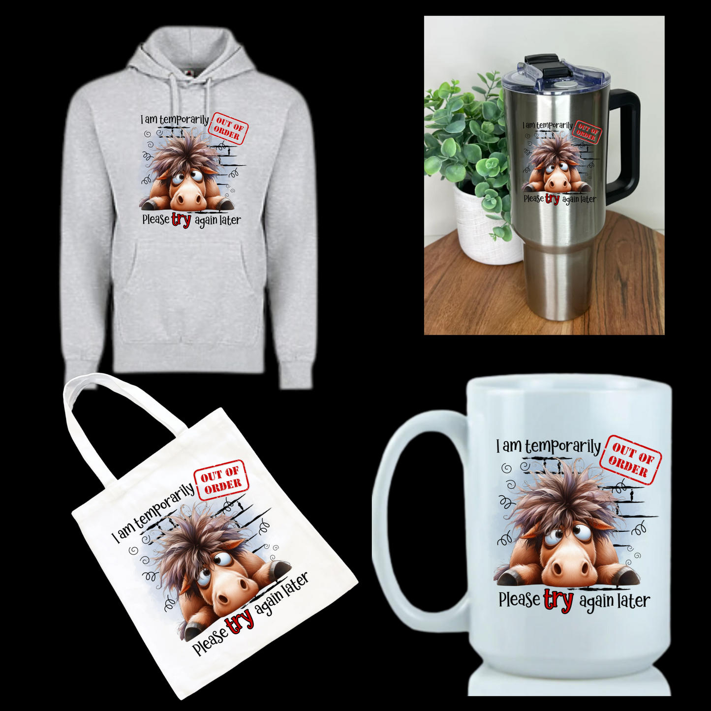 Temporarily Out of Order Drinkware