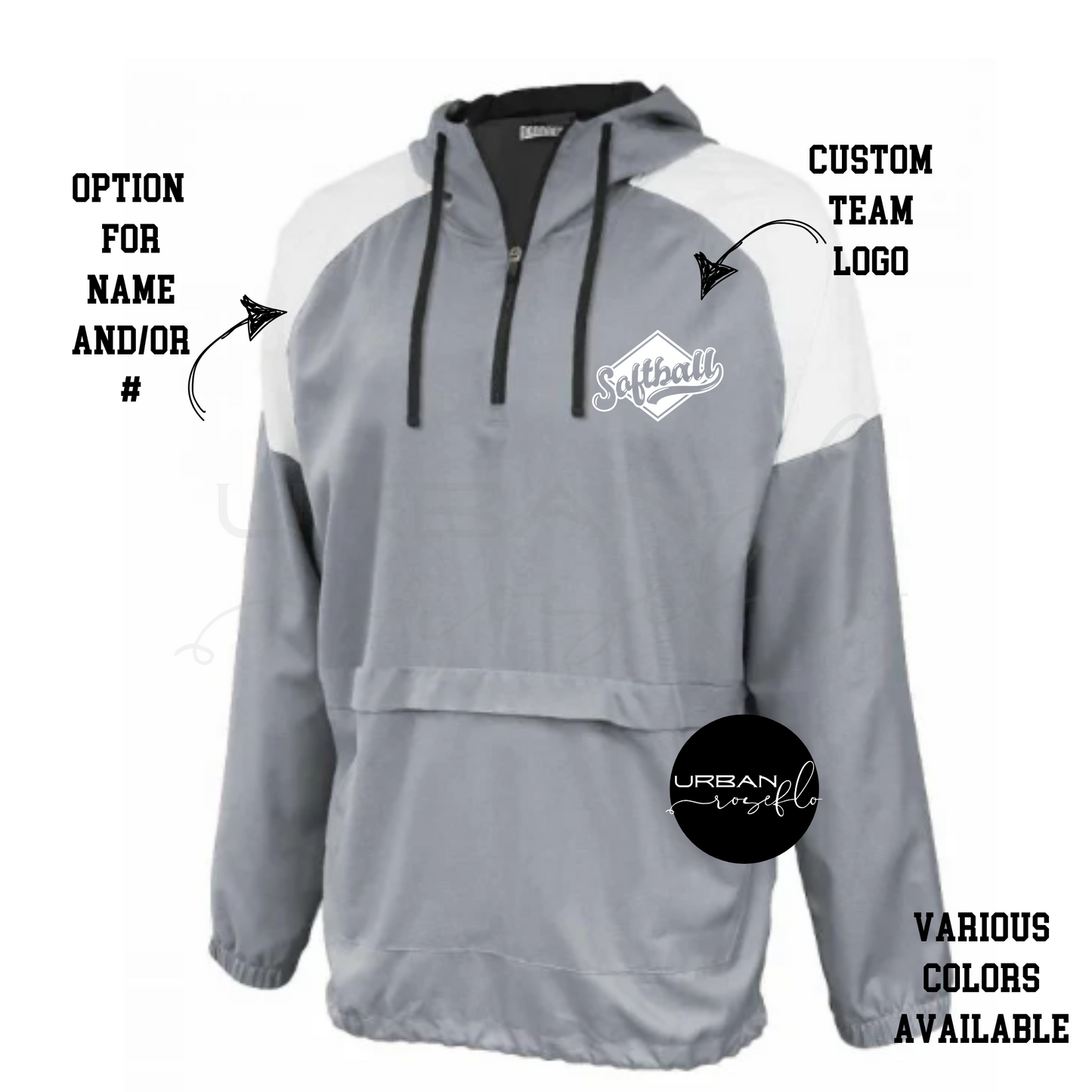 Baseball/Softball Anorak Pullover