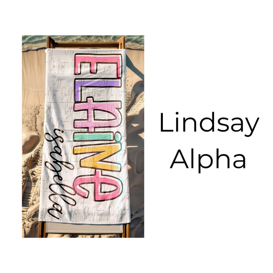 Alpha Beach Towel