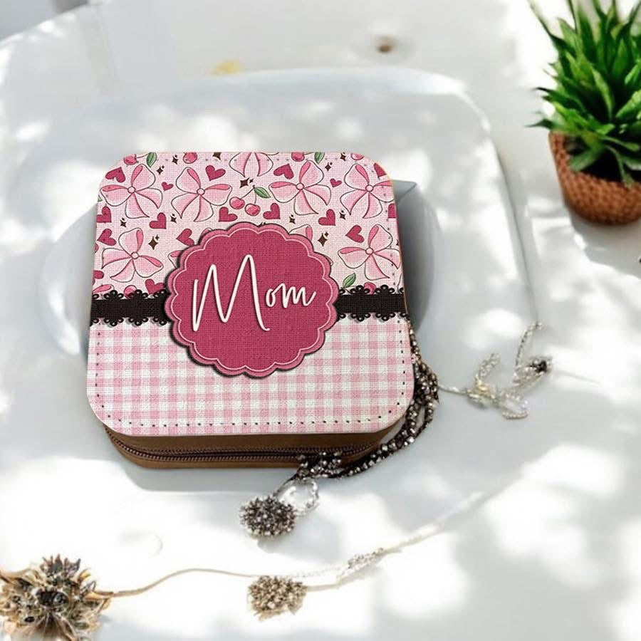 Travel Jewelry Leather Box