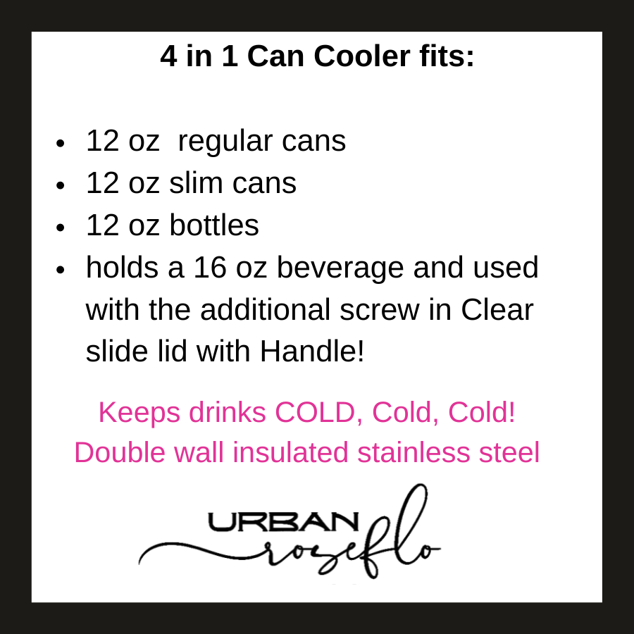 Custom 4 in 1 Can Cooler