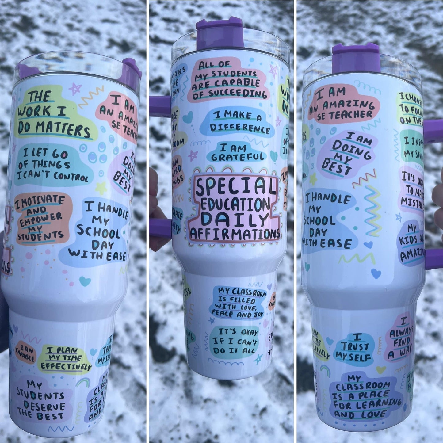 Teacher Daily Affirmations Drinkware