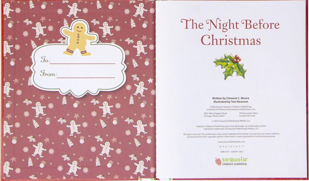 The Christmas Book Pillow