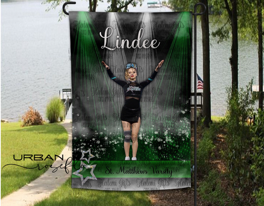 Cheerleader Garden Flag
