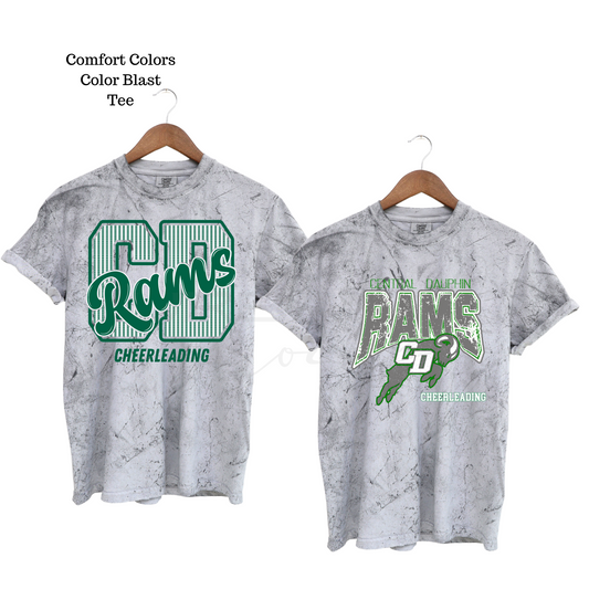 CD Cheer Color Blast Tee