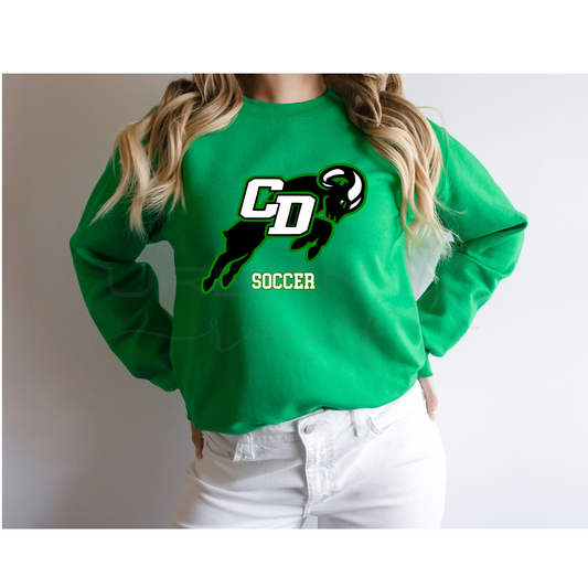 CD Rams Soccer Graphic