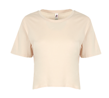 Spangle Football Block Lettering-Cropped Apparel