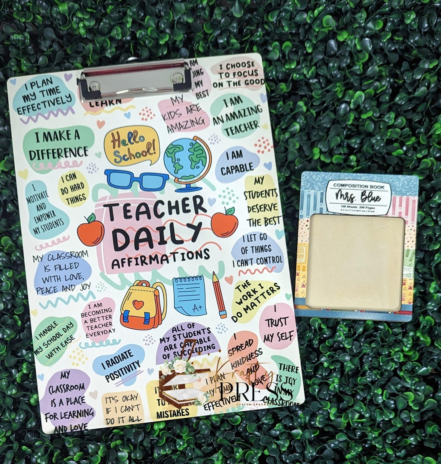 Teacher Affirmations Clipboard