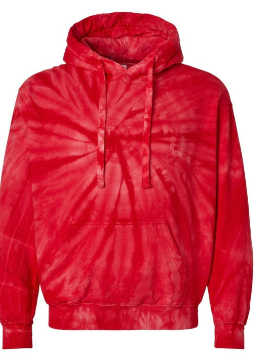 Tie Dye Baseball/Softball Hoodie