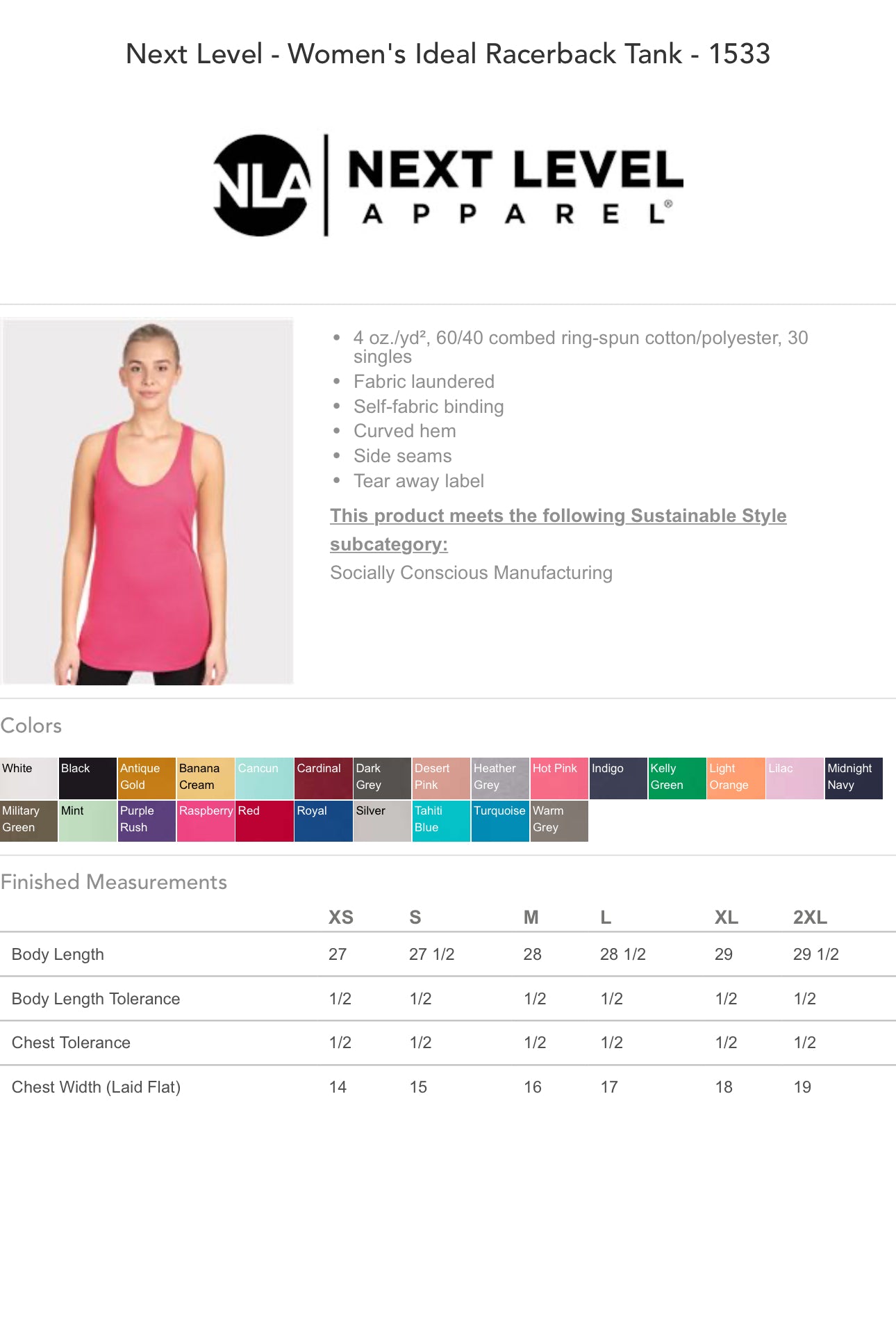 Mascot Baseball/Softball Tank