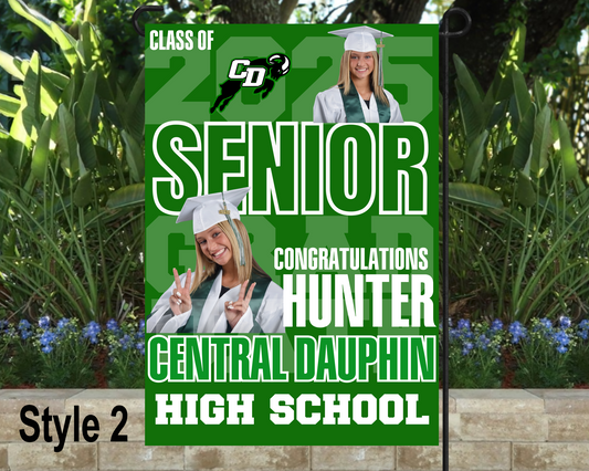 Graduation Garden Flag - Multiple Pictures