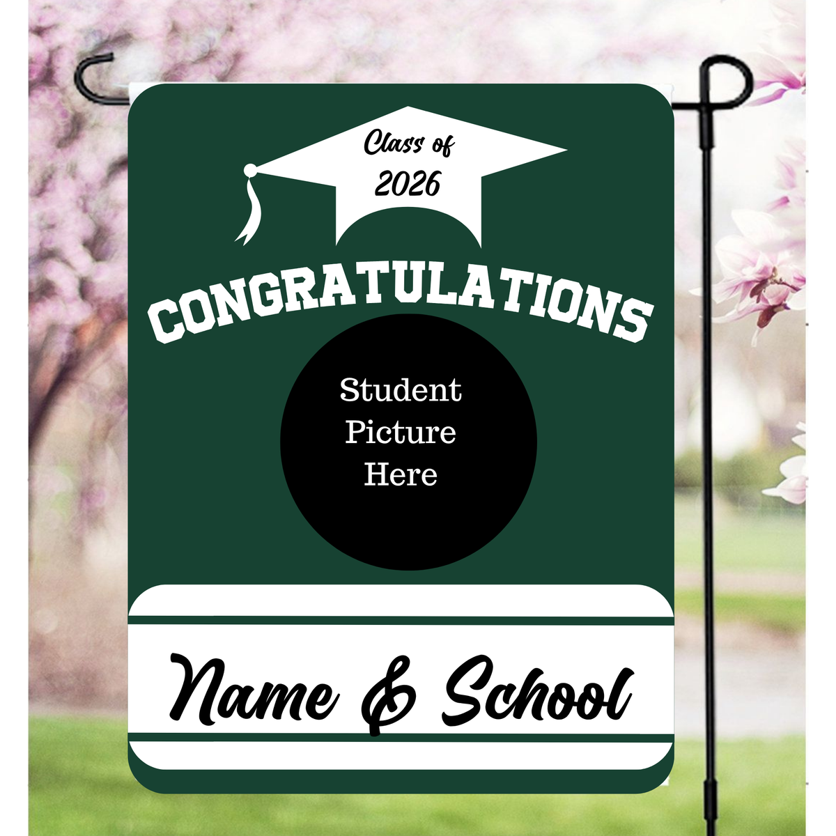 Graduation Garden Flag - Multiple Pictures