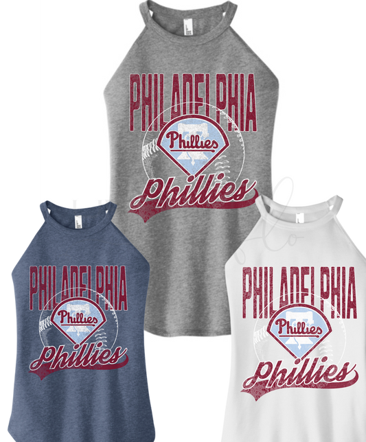 Baseball Luxe Vintage Rocker Tank