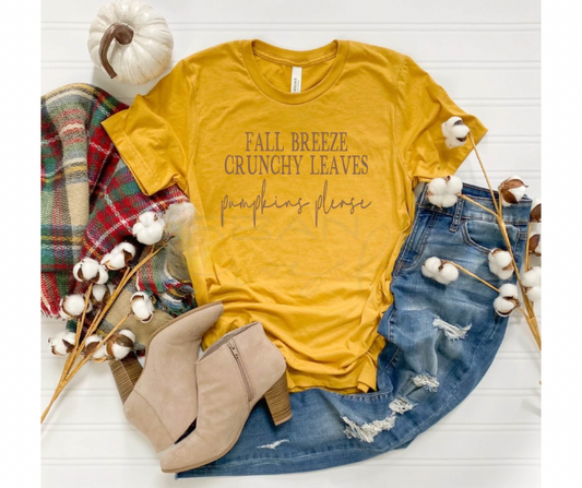 Fall Breeze, Crunchy Leaves, Pumpkins Please