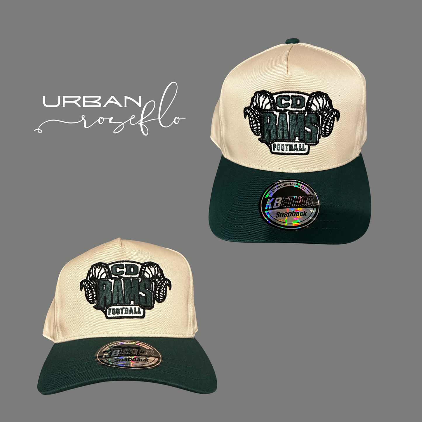 CD Rams Football SnapBack Hat