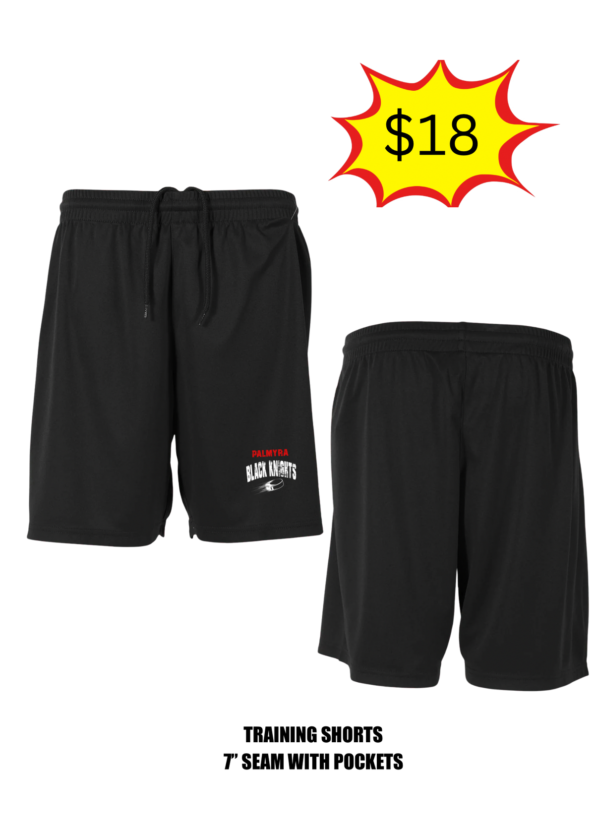 Palmyra Black Knights Basic Shorts