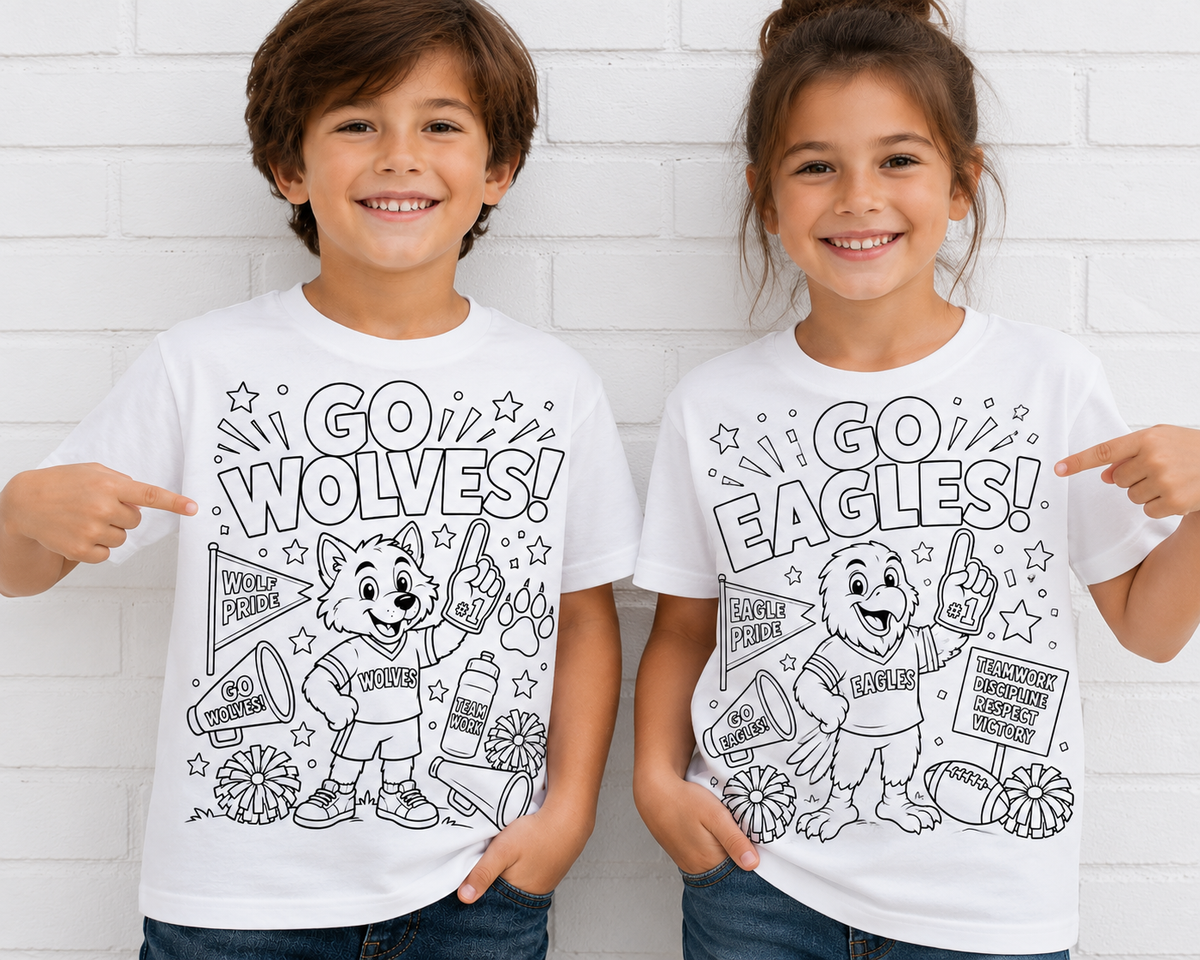 Color Your School Spirit Tees