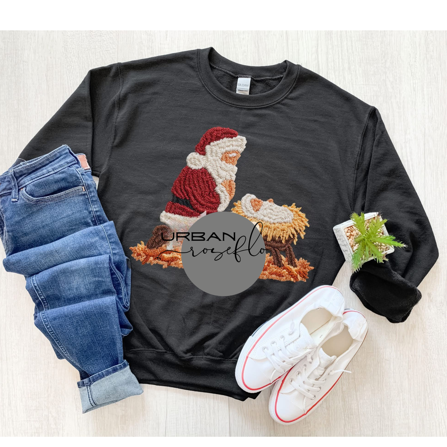 Faux Needle Punch Designs-Christmas