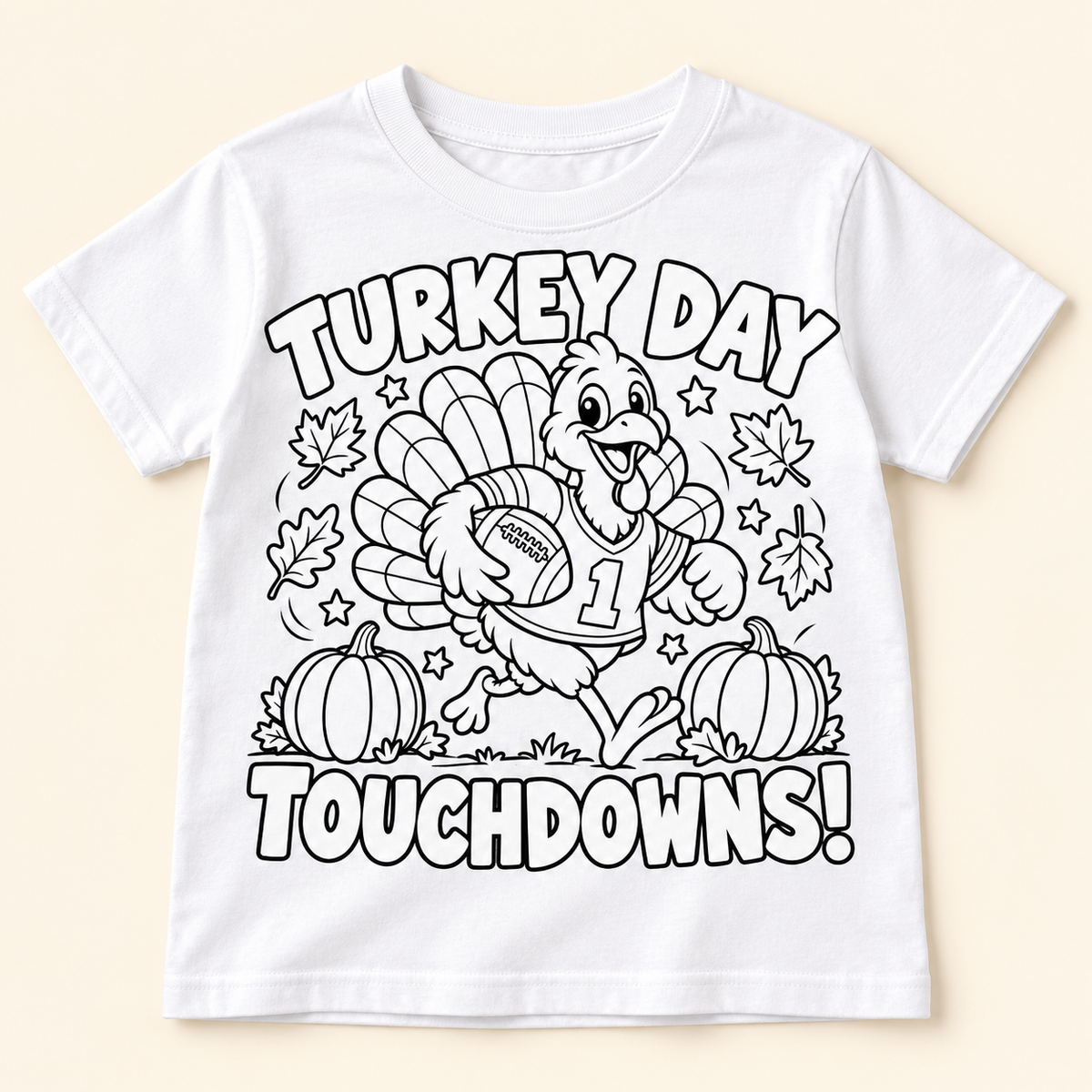 Turkey Coloring Tee