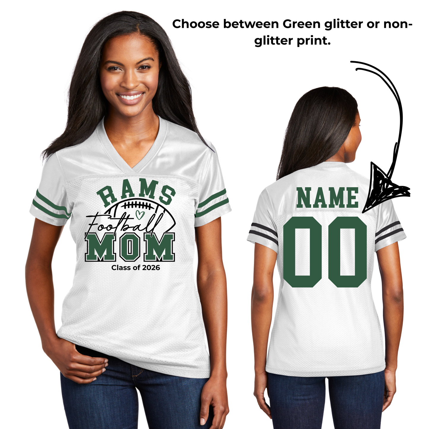 Rams Mom Senior Jersey