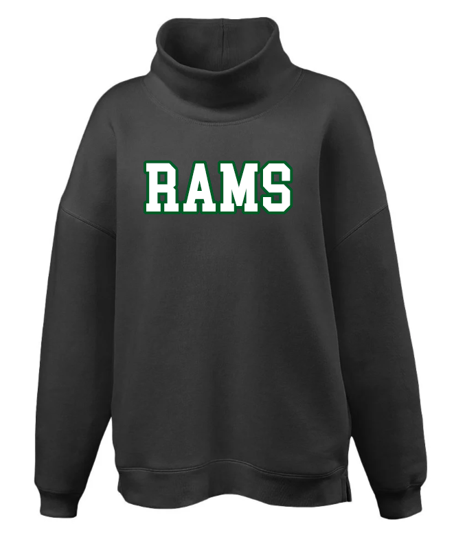 CD Rams Oversize Mockneck Sweatshirt