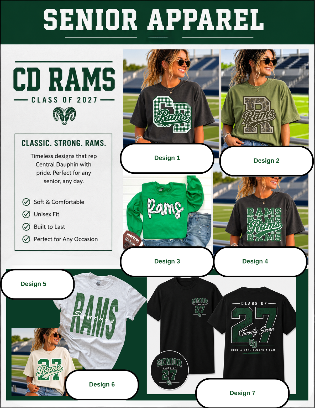 Senior Crop Hoodie