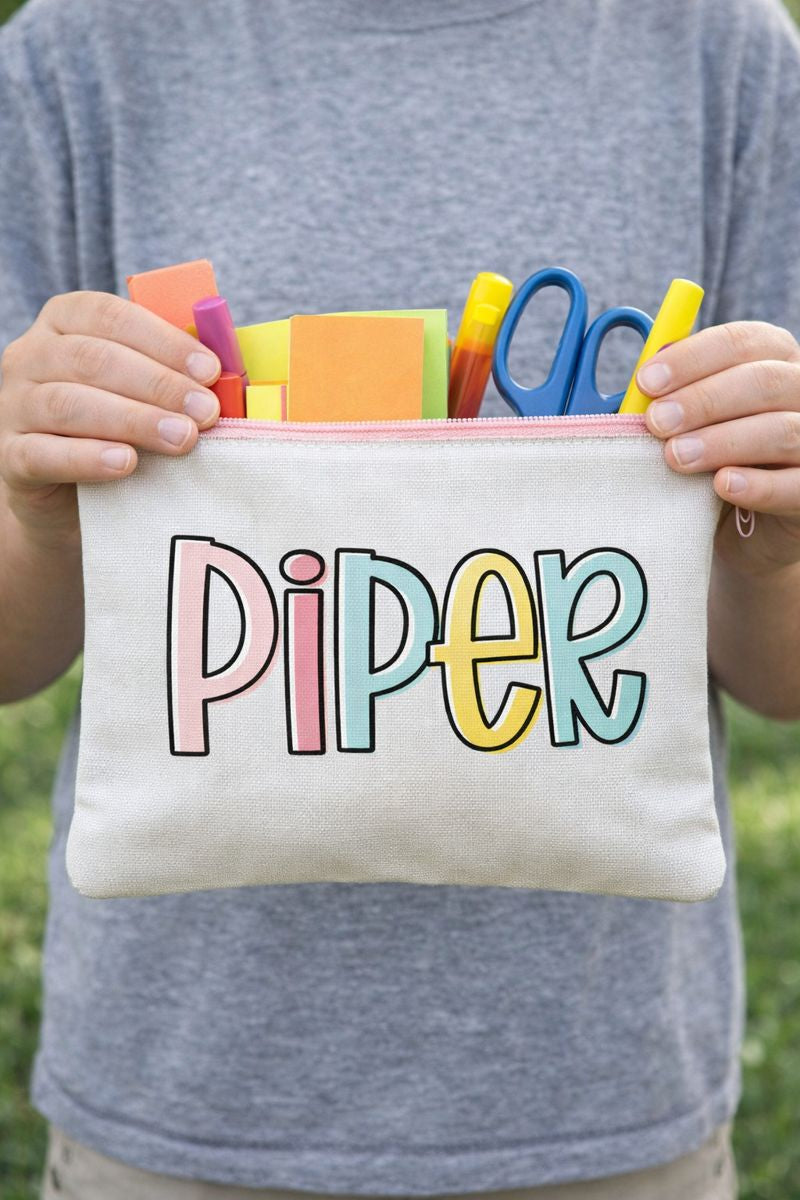 Alpha Zipper Pouch