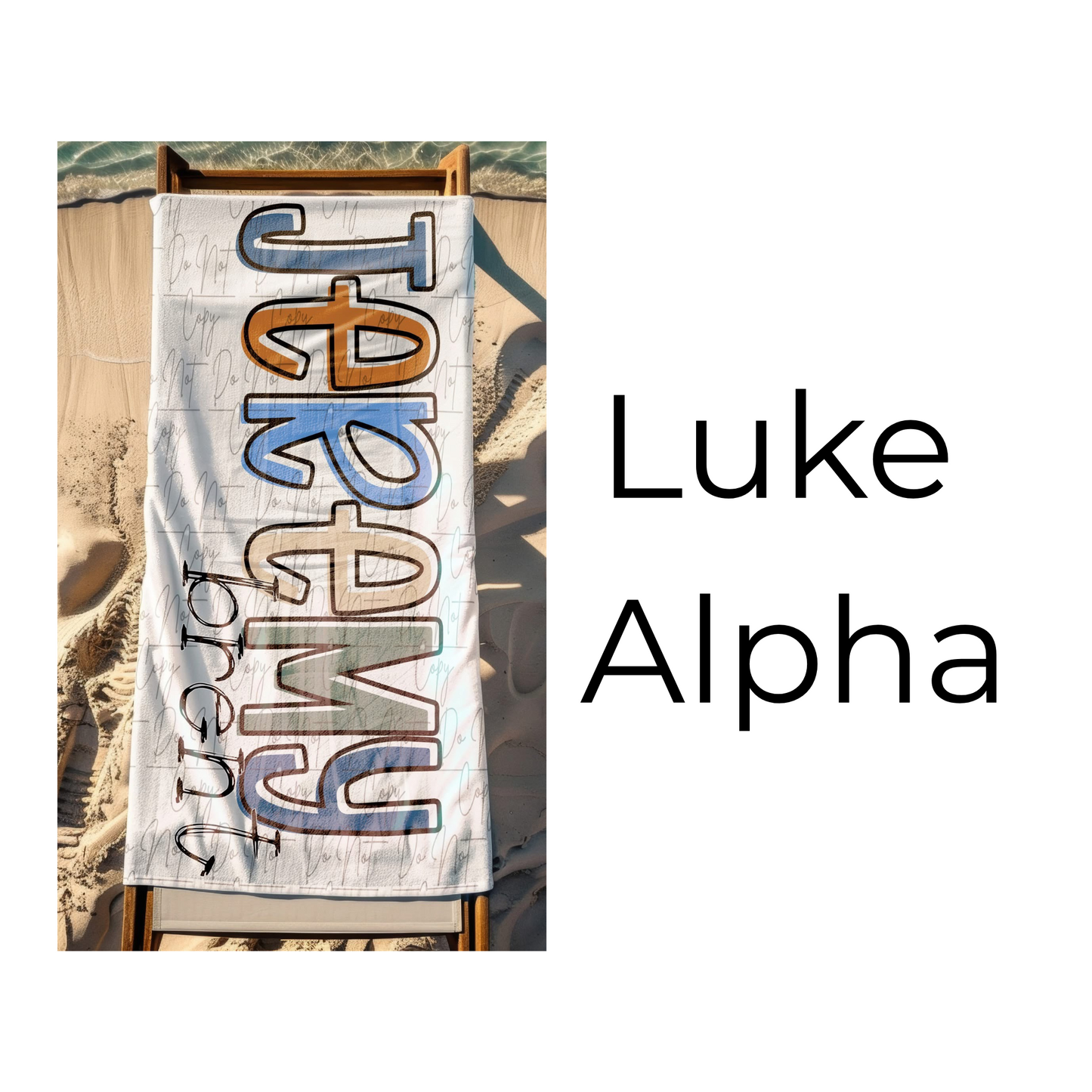 Alpha Beach Towel