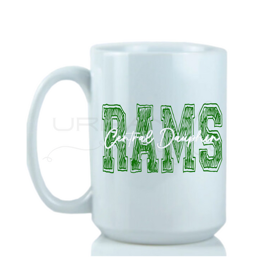 15oz CD Football Mugs