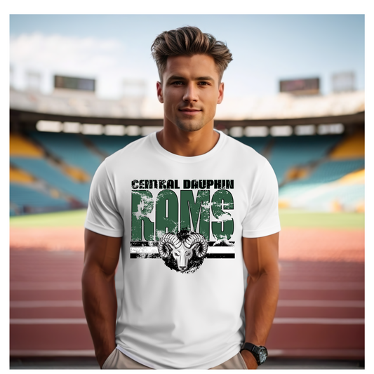 CD Rams Soccer Distressed