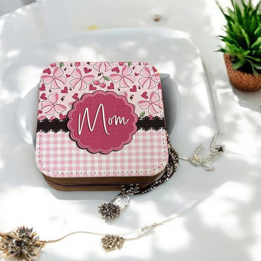 Travel Jewelry Leather Box