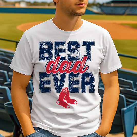 Best Dad Ever Can Cooler - Baseball