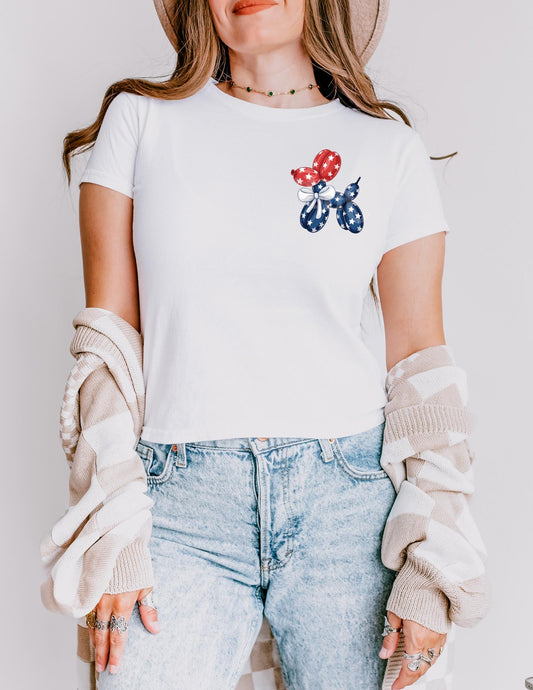 Patriotic Balloon Dog