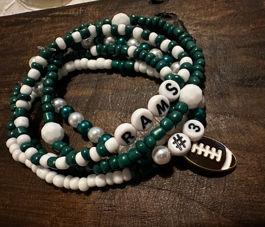 Victory Vibes Stackable Bracelet Set