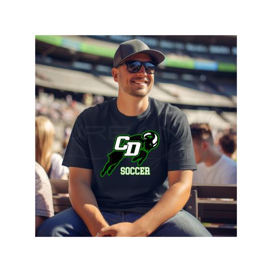 CD Rams Soccer Graphic