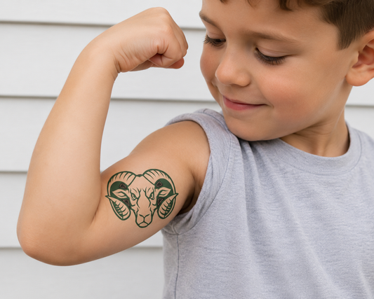 Custom School Spirit Temporary Tattoos