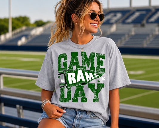 CD Rams Game Day Pennant