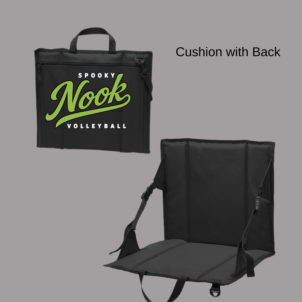 SPOOKY NOOK STADIUM CUSHION W BACK