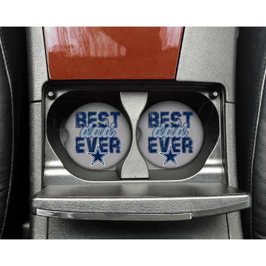 Best Dad Ever Coasters - Football