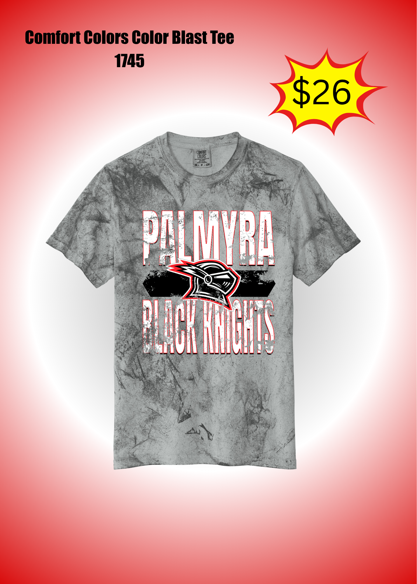 Palmyra Black Knights Color Blast Tee