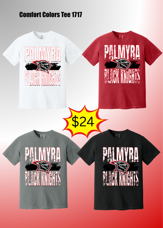 Palmyra Black Knights Comfort Colors Tee