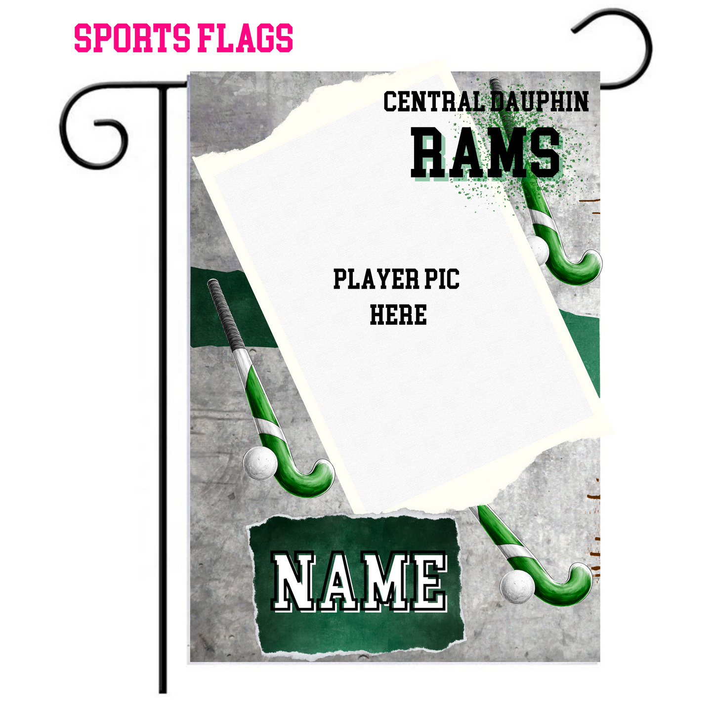 CD Field Hockey Garden Flag