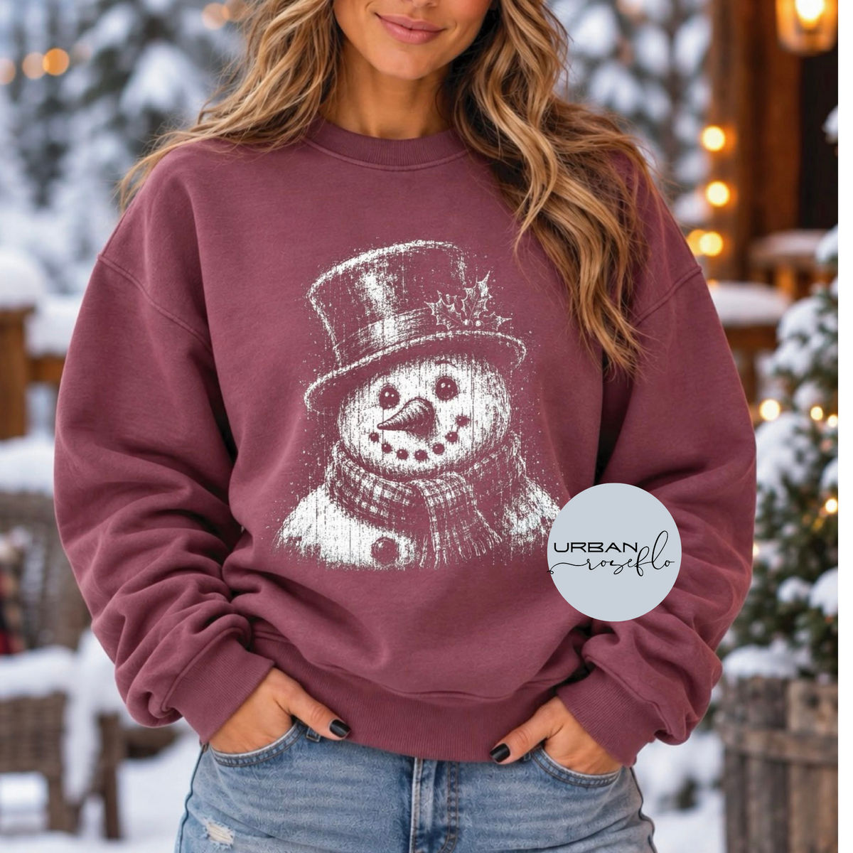 The Cute Snowman Sweatshirt