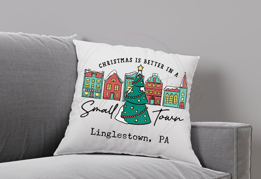 Small Town Christmas - Linglestown Pillow