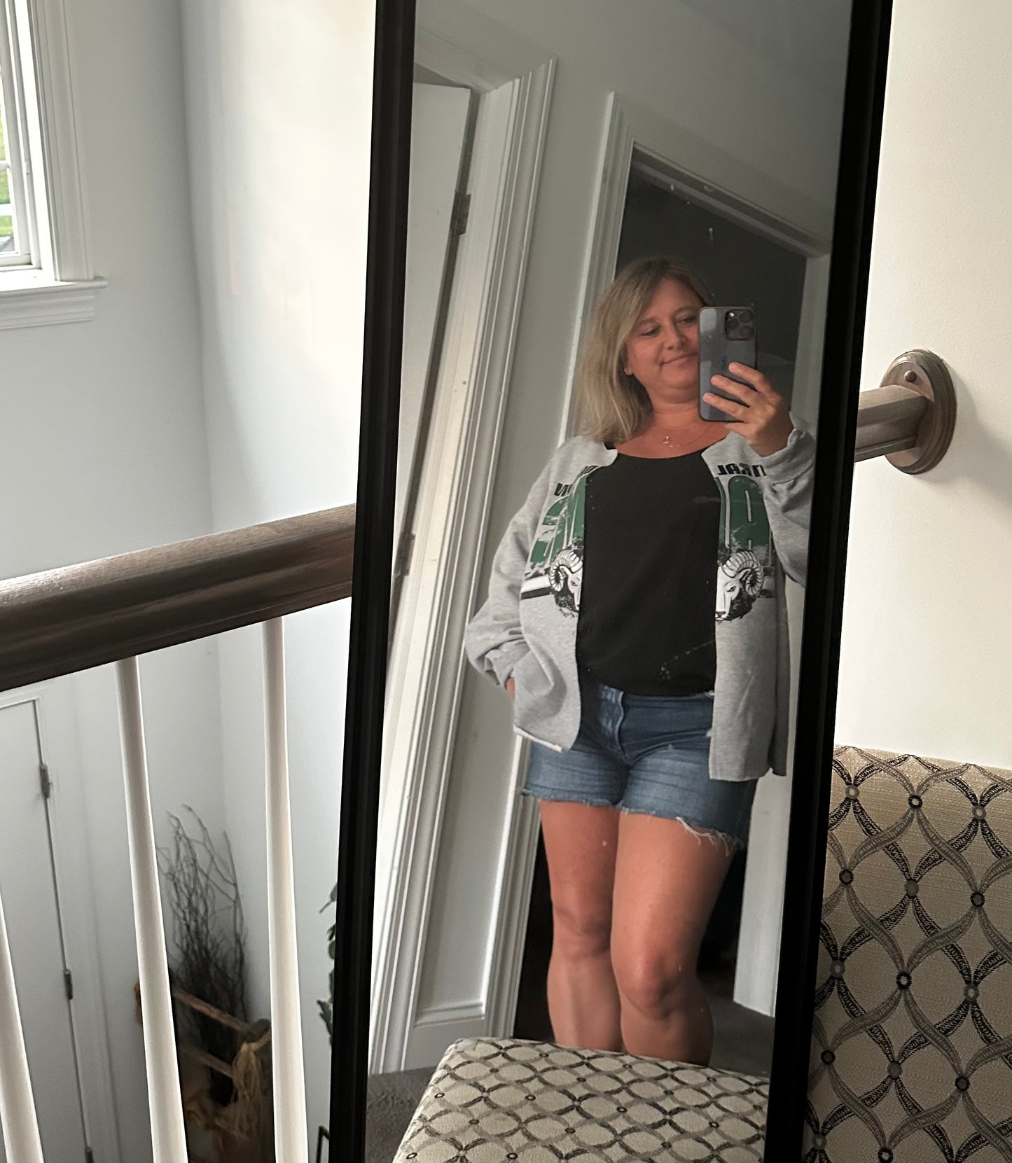 CD Rams Cut Sweatshirt / Cardigan