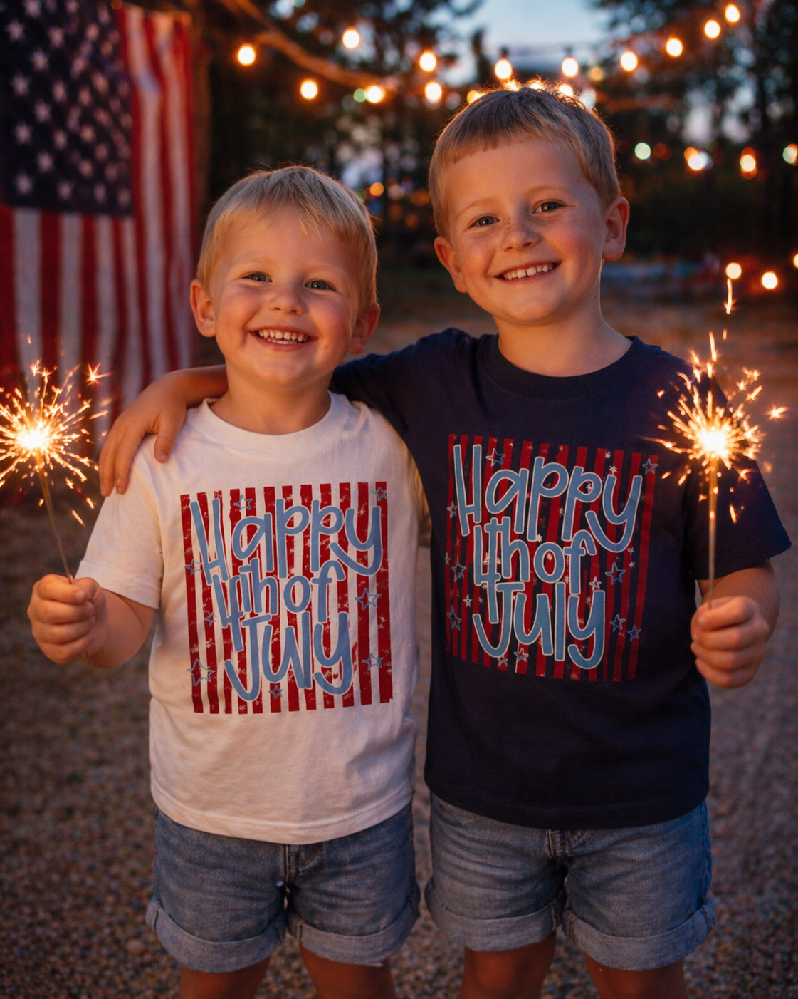 Happy 4th of July Tee - Kids