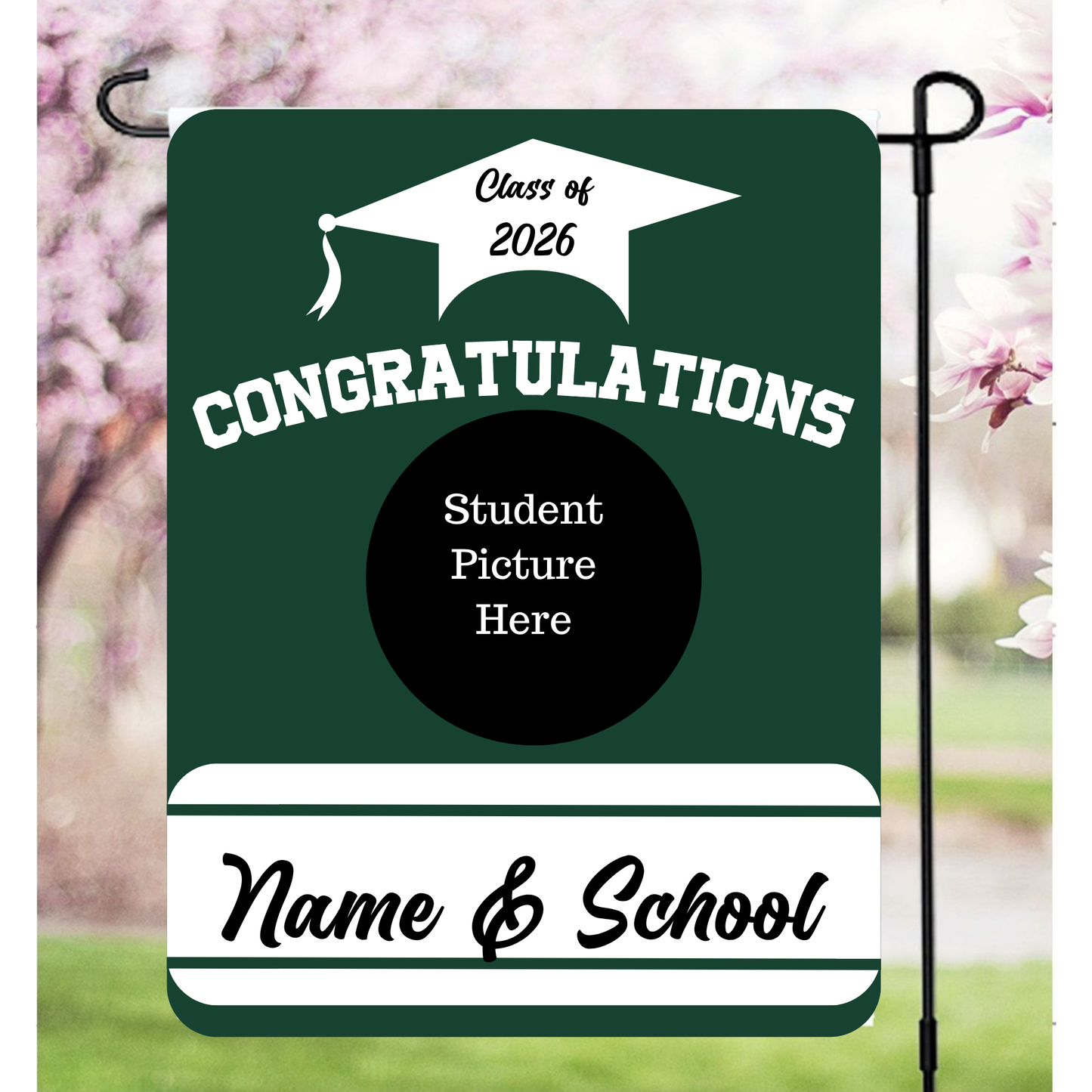 Graduation Garden Flag - Multiple Pictures