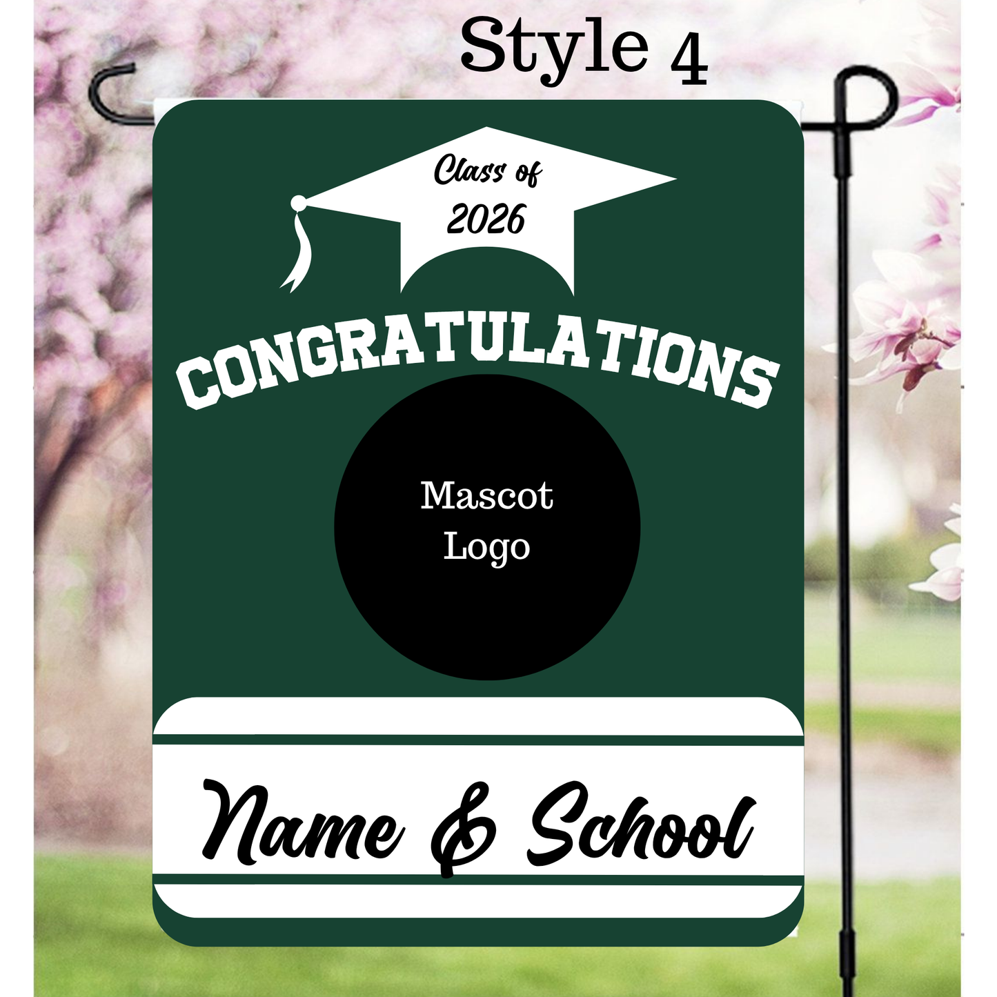 Graduation Garden Flag - Multiple Pictures
